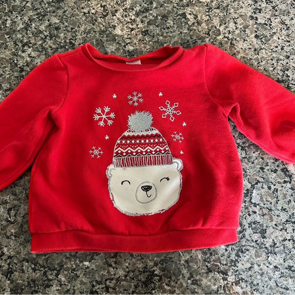 Carter's Red Bear Graphic Sweatshirt